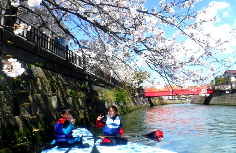 逗子の美しい海でお花見SUP！マリンスポーツスクールで楽しい時間を過ごしませんか？