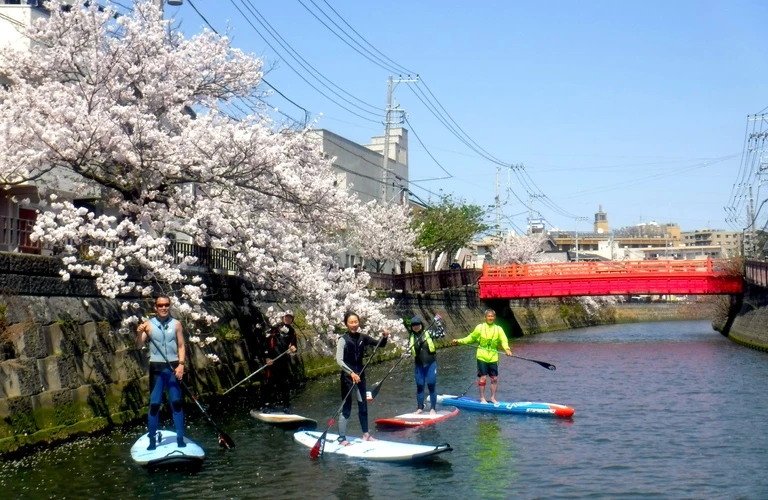 春の訪れをSUPで楽しもう！お花見SUPで心も体もリフレッシュ