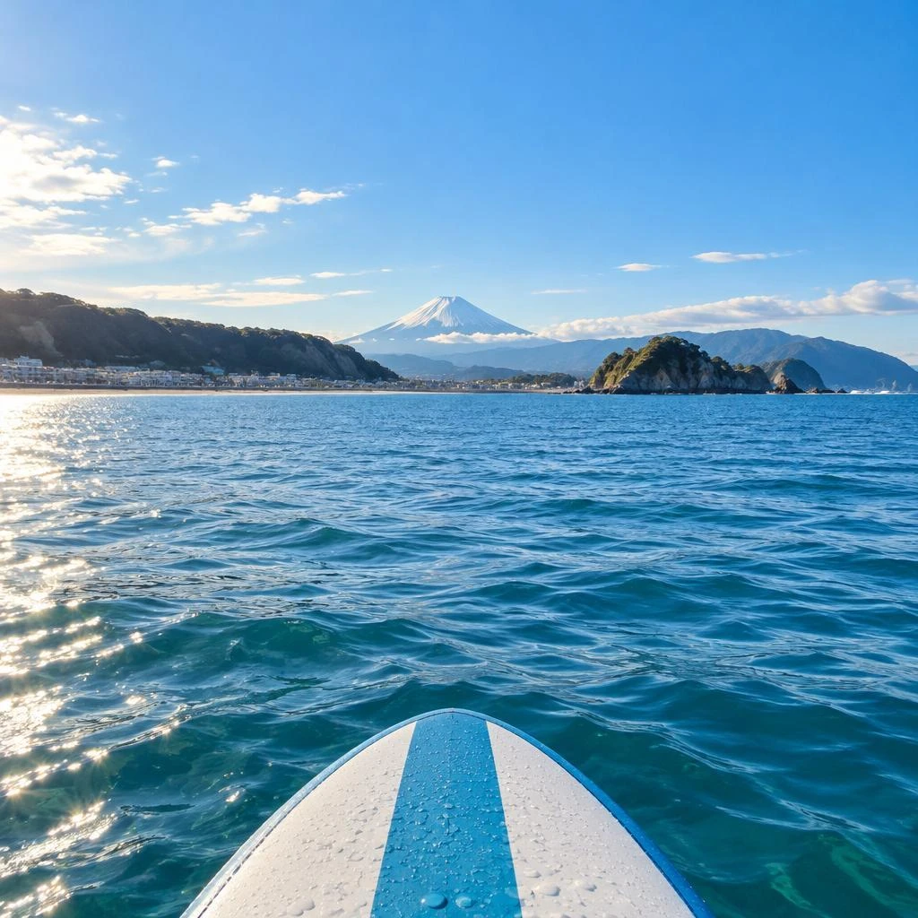 逗子の海を満喫！SUPだから出会える景色